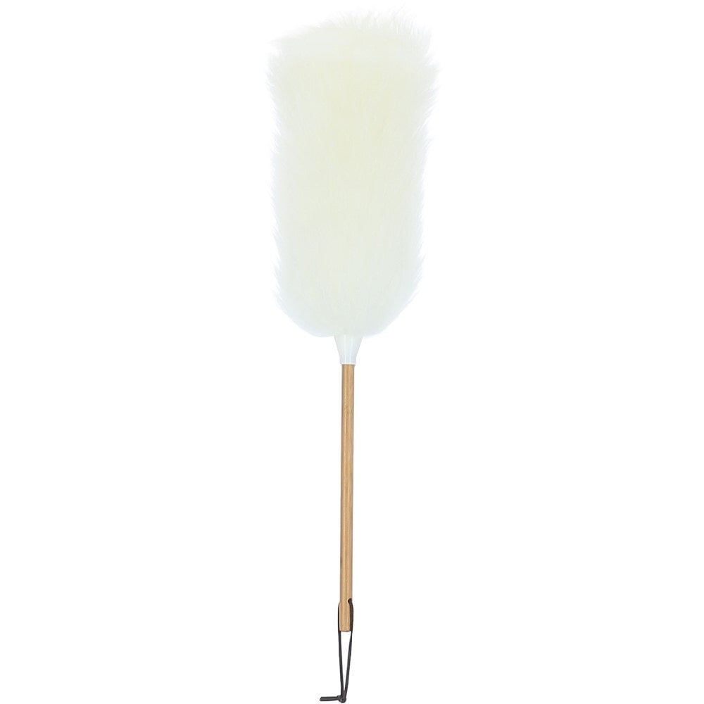 Ashwood Lambswool Duster with Solid Wooden Handle Natural: LAMBSWOOL DUSTER