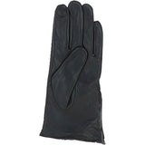 Ashwood Women's Zip and Stitch Detail Leather Gloves Black: 896
