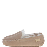 Fenland Ladies  Suede Sheepskin Loafers Beige: LADIES LOAFERS