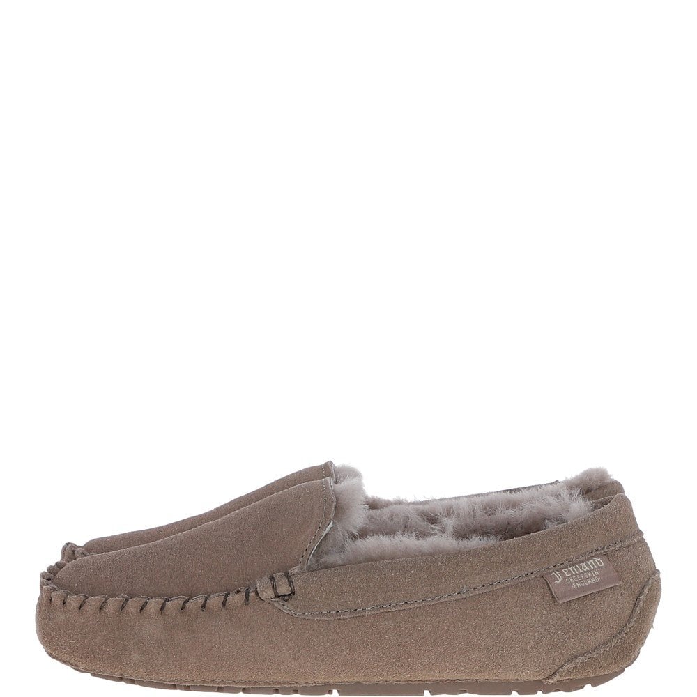 Fenland Ladies  Suede Sheepskin Loafers Mink: LADIES LOAFERS