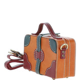 Ashwood Leather Trinket Box Orange: VIN-7