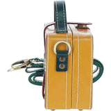 Ashwood Leather Trinket Box Yellow: VIN-7