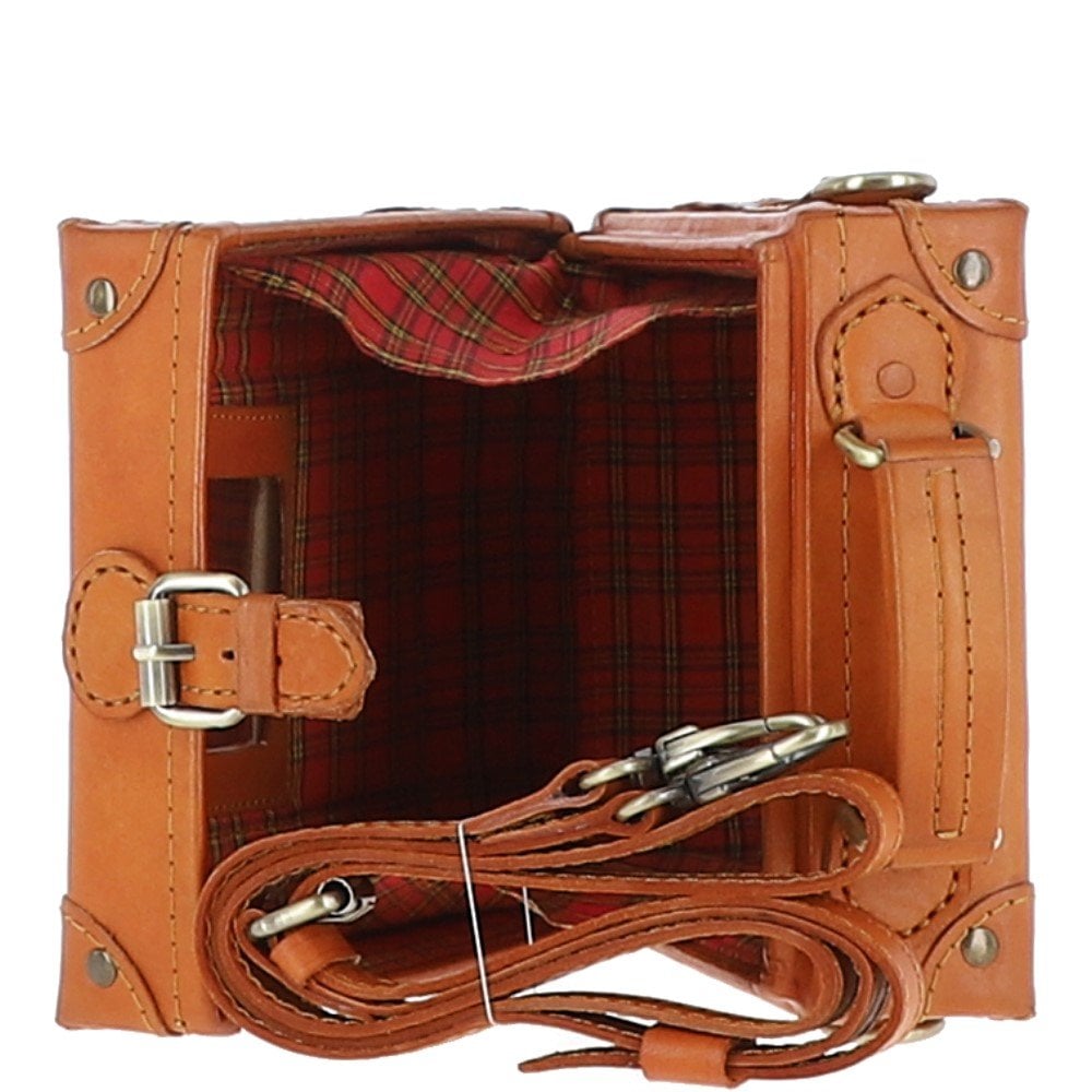 Ashwood Leather Trinket Box Tan: VIN-8