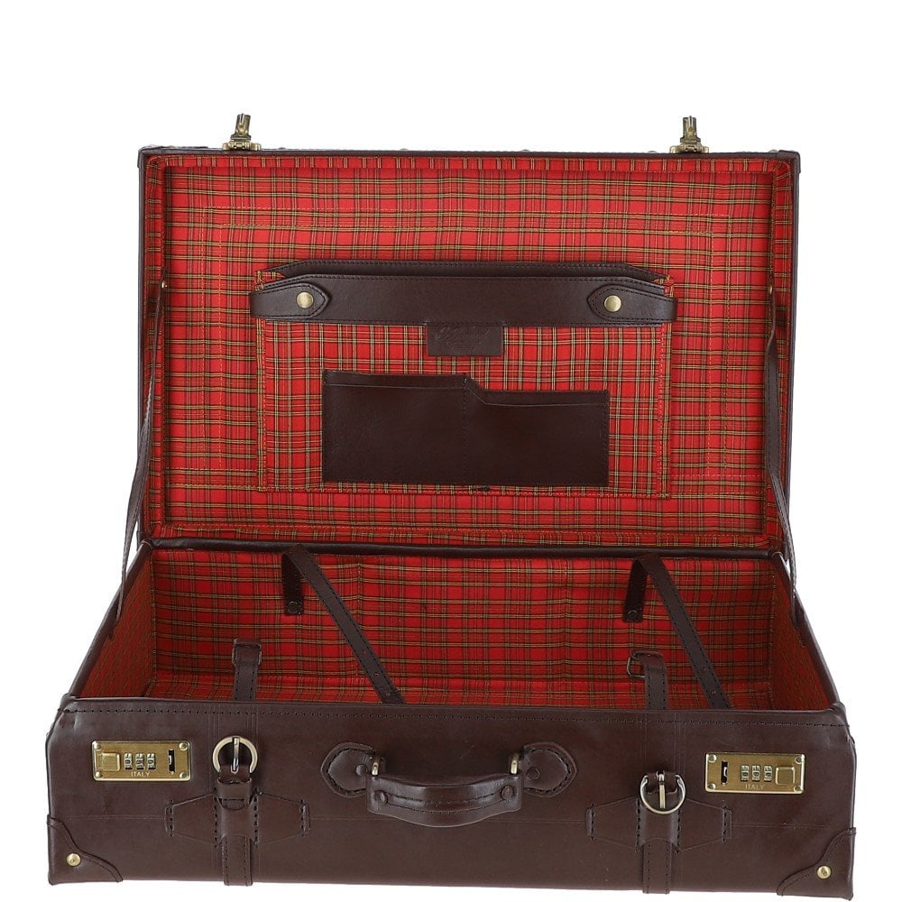 Ashwood Vintage Leather Trunk Brown: VIN-22