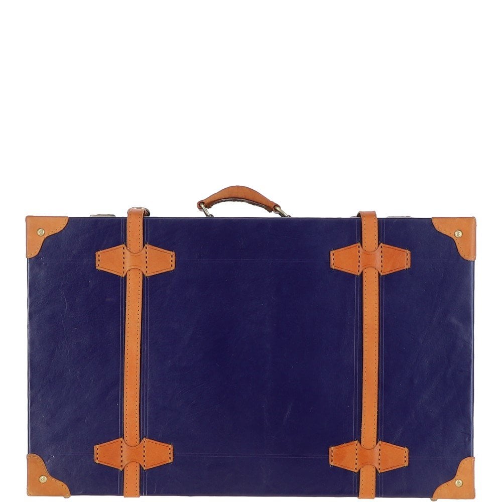Ashwood Vintage Leather Trunk Navy: VIN-22