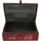 Hand Painted Iron Trunk Cola: 532-4