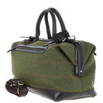 Leather Weekend Holdall Tweed : DR BAG