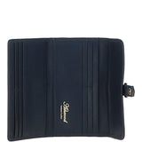 Ashwood 10 Card Suede Leather Purse Navy: S-21