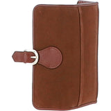 Ashwood 10 Card Suede Leather Purse Tan: S-21