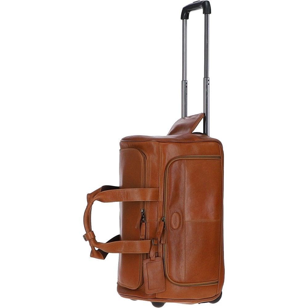 Weekend Columbian Leather Travel Holdall Tan : 8146