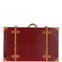Ashwood Vintage Large Leather Trunk Red: VIN-26