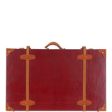 Ashwood Vintage Large Leather Trunk Red: VIN-26
