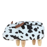 Ashwood Animal Ottomans & Foot Stools Black/White CY-8001-1 NA