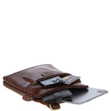 Ashwood Leather Medium Flight Bag Chestnut Tan: T-71