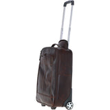 Cabin size Columbian Leather Weekend Trolley Brown : 8148