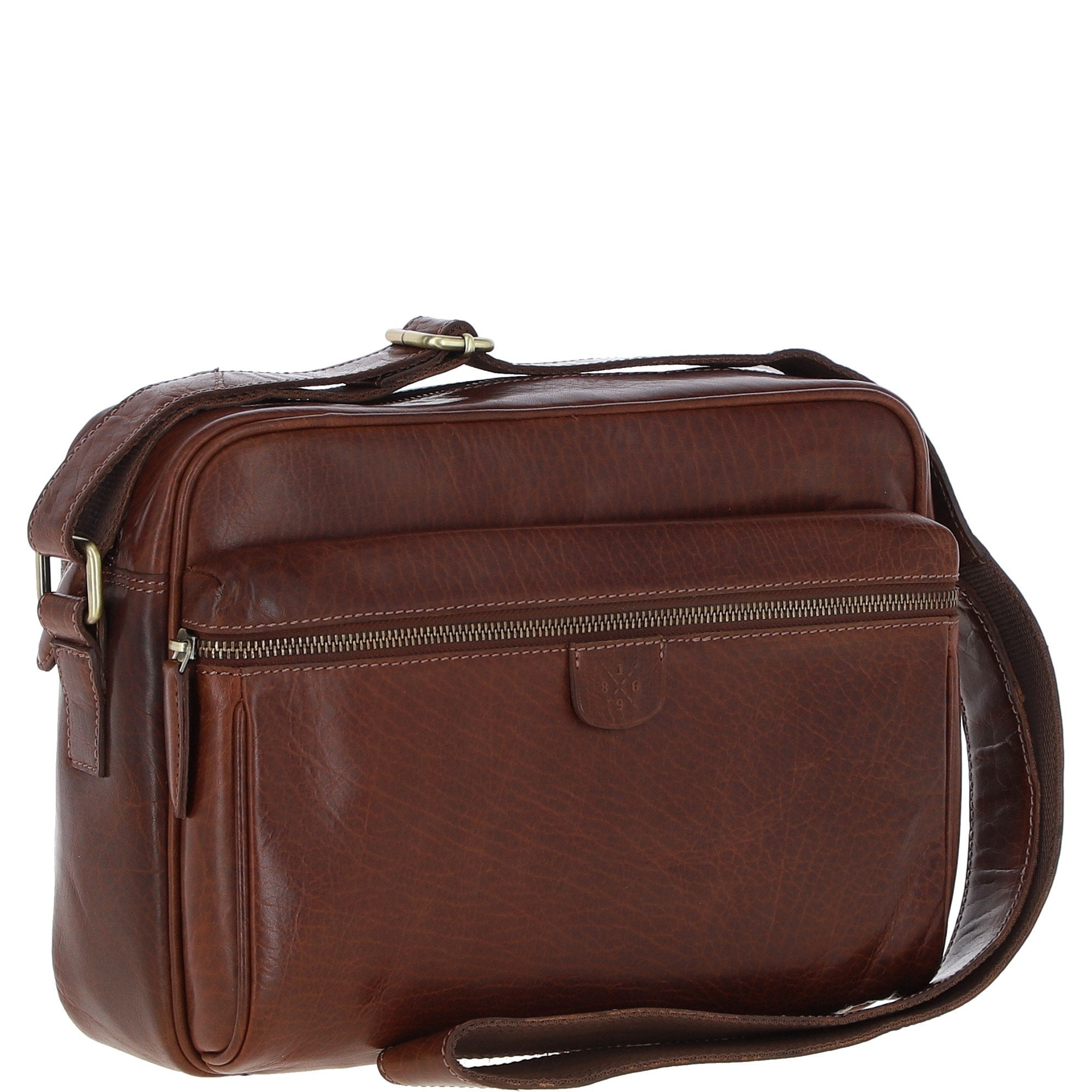 Ashwood Leather Messenger Bag – Chestnut Tan: T-73