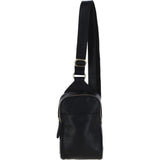 Ashwood Three Pocket Leather Sling Bag - Black: T-75