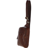 Ashwood Three Pocket Leather Sling Bag - Chestnut Tan: T-75