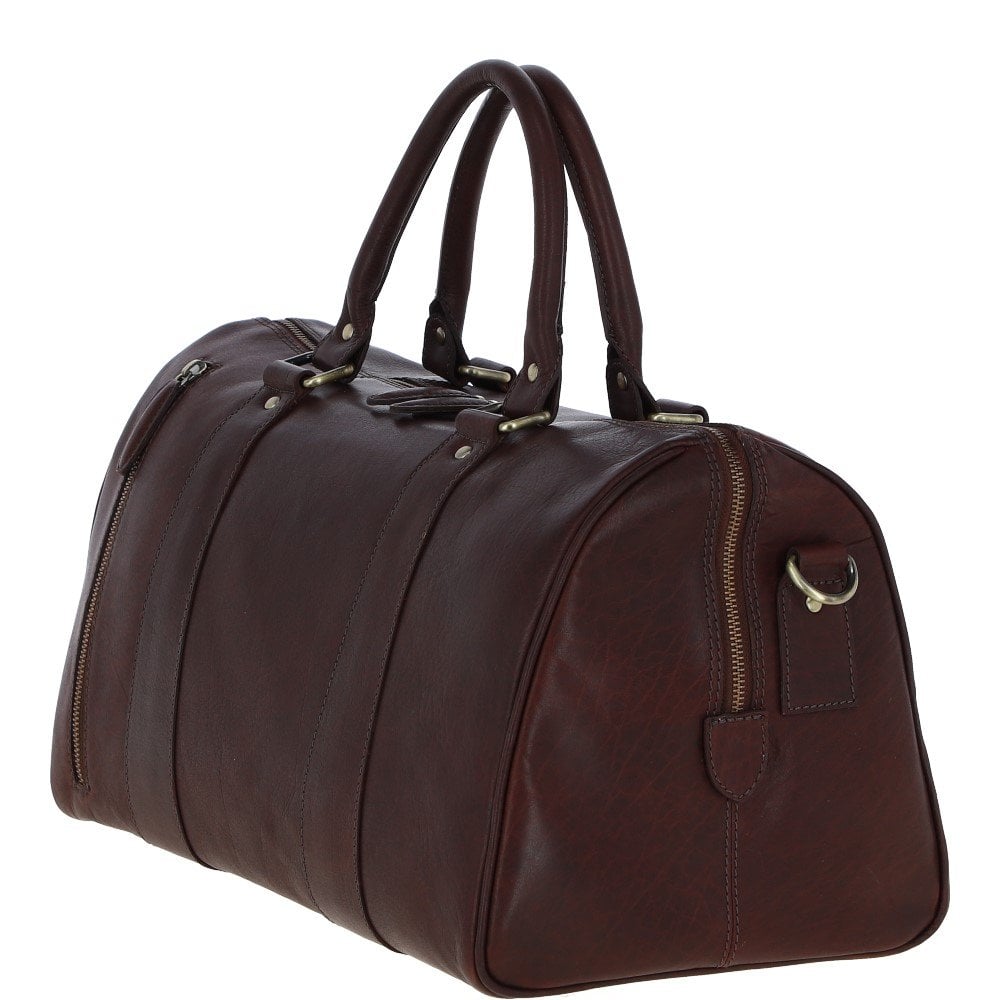 Ashwood Leather Holdall – Chestnut Tan: T-76