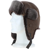 Unisex Sheepskin Ashwood Hat - Tabacco: KE-700