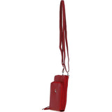 Ashwood Leather Crossbody Smart Phone Bag - Red: PH-2