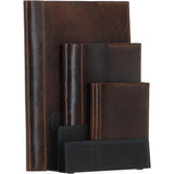 Ashwood A4 LEATHER BOOK COVER Brandy