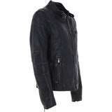Trapper Leather Jacket Black : Largo