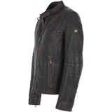 Trapper Leather Jacket Coffee : Largo