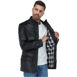 Leather Coat Black: 2238
