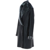 Sheepskin Coat Black: KB 688