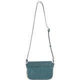 Ashwood Flap Over Leather Crossbody Bag Green: Z-75