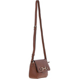 Ashwood Flap Over Leather Crossbody Bag Tan: Z-75
