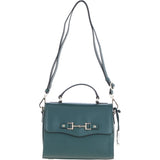 Ashwood Flap Over Leather Handbag Green: Z-76