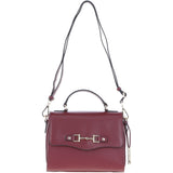 Ashwood Flap Over Leather Handbag Wine: Z-76
