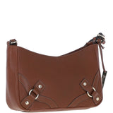 Ashwood Top Zip Leather Crossbody Bag Tan: Z-78