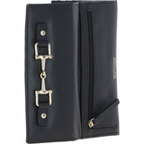 7 Card RFID Protected Large Leather Purse Black: Z-79