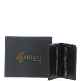 Gabicci Small Leather 6 Card Billfold Wallet Black: GB-803