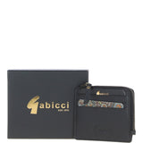 Gabicci Leather Card Holder Black: GB-805