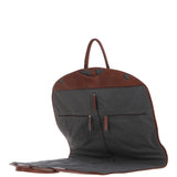 Mens Leather Suit Carrier Tan: K-50