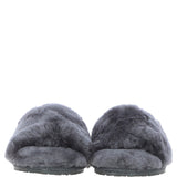 Fenland Ladies Sheepskin Sliders Grey: suzy slider