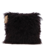 Fenland Sheepskin Cushion Chocolate: ff-tibetan cushion