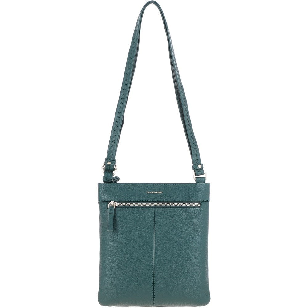 Ashwood Leather Crossbody Bag Green: 63014/cb3