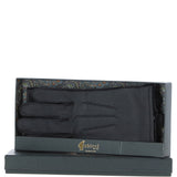 Men's Leather Gloves Black: GB-520