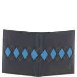 Leather Wallet & Key Ring Gift Set Black/ink blue/grey: GB-305-GS
