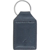 Leather Card Holder & Key Ring Gift Set Navy/grey/red: GB-302-GS