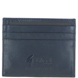 Leather Card Holder & Key Ring Gift Set Navy/pink/blue: GB-302-GS