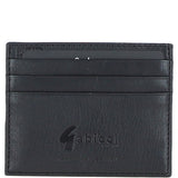 Gabicci Leather Card Holder Black/grey/red: GB-139-AP