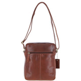 Ashwood Leather Travel Flight Bag Chestnut: K-42
