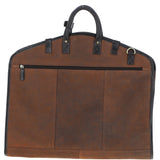 Mens Leather Suit Carrier Oily Brown : Curtis