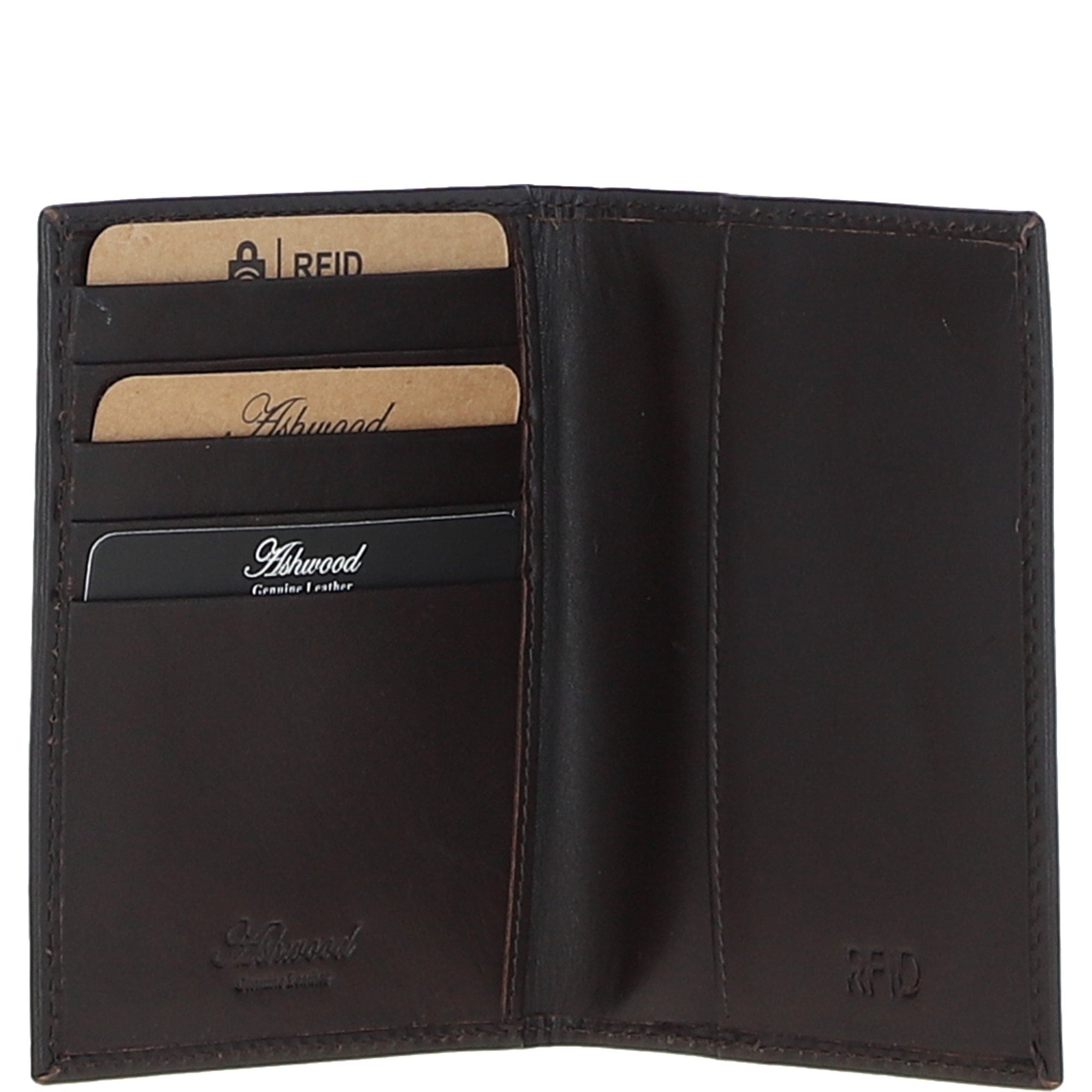 Leather Passport Cover & Card Holder Gift Set Brown: GS-1280